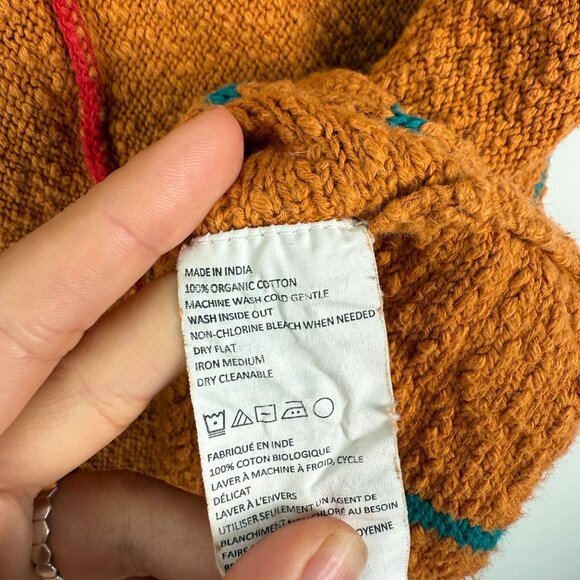 Prana Orange Muscle Tee with Red and Blue Stripes - Picture 8 of 11